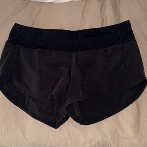 Lululemon Speed Up Shorts 2.5" Black Size 6